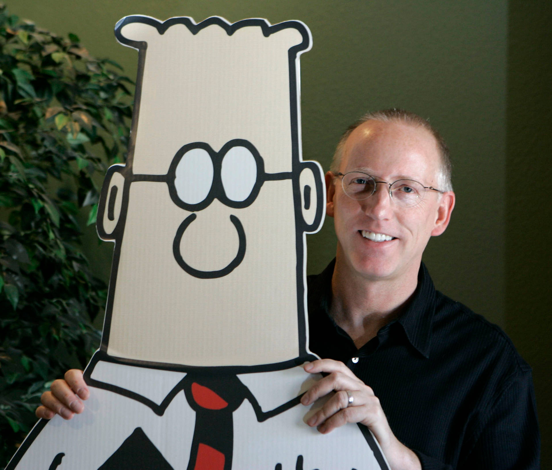 Dilbert Creator And Standee