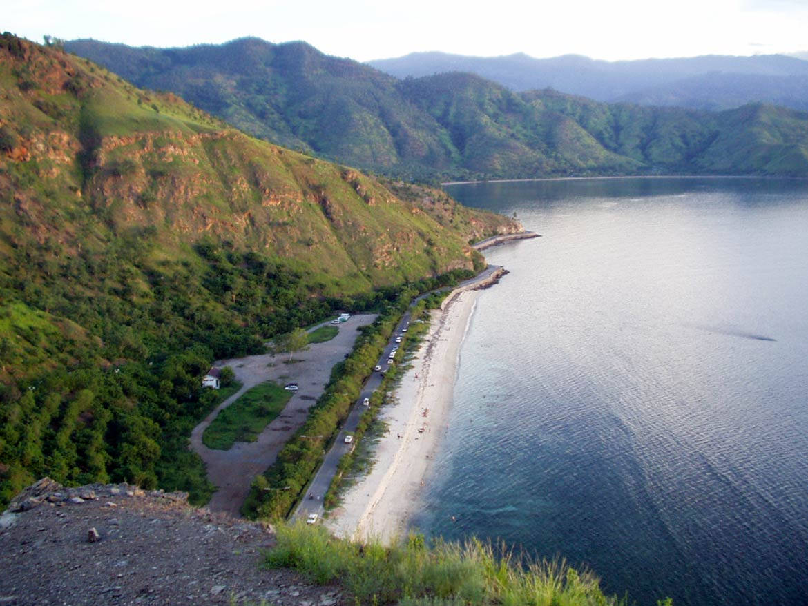 Dili Timor Leste Coastline Background