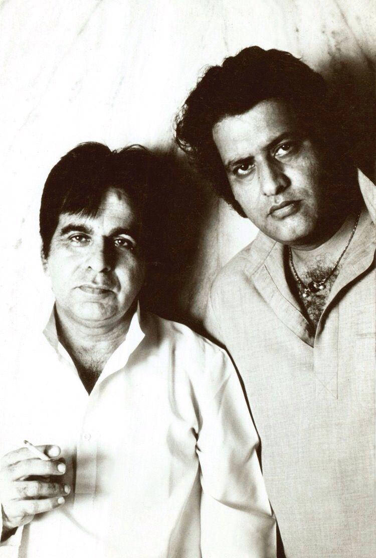 Dilip Kumar And Manoj Kumar Background