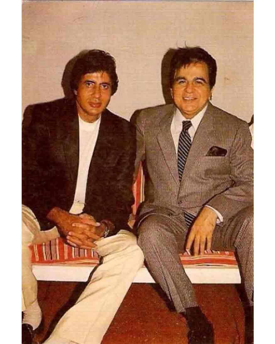 Dilip Kumar With Amitabh Bachchan