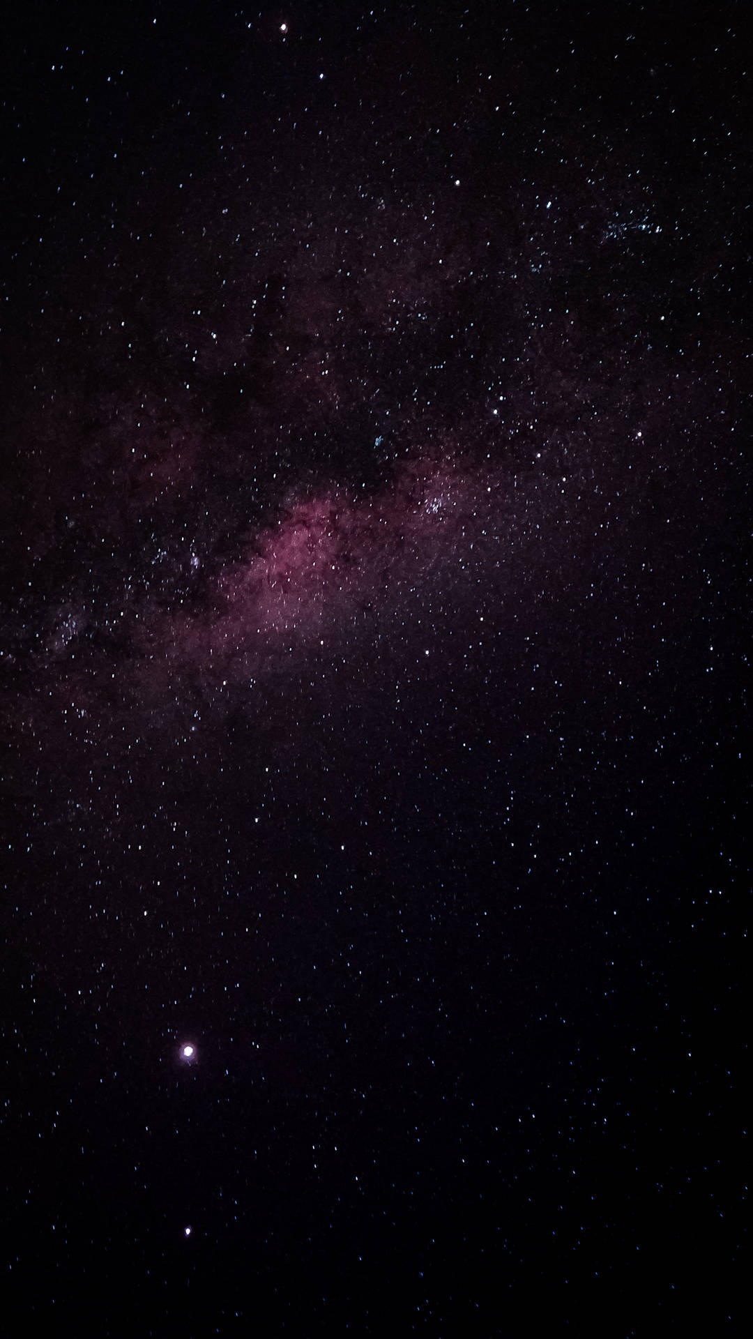 Dim Pink Galaxy Background