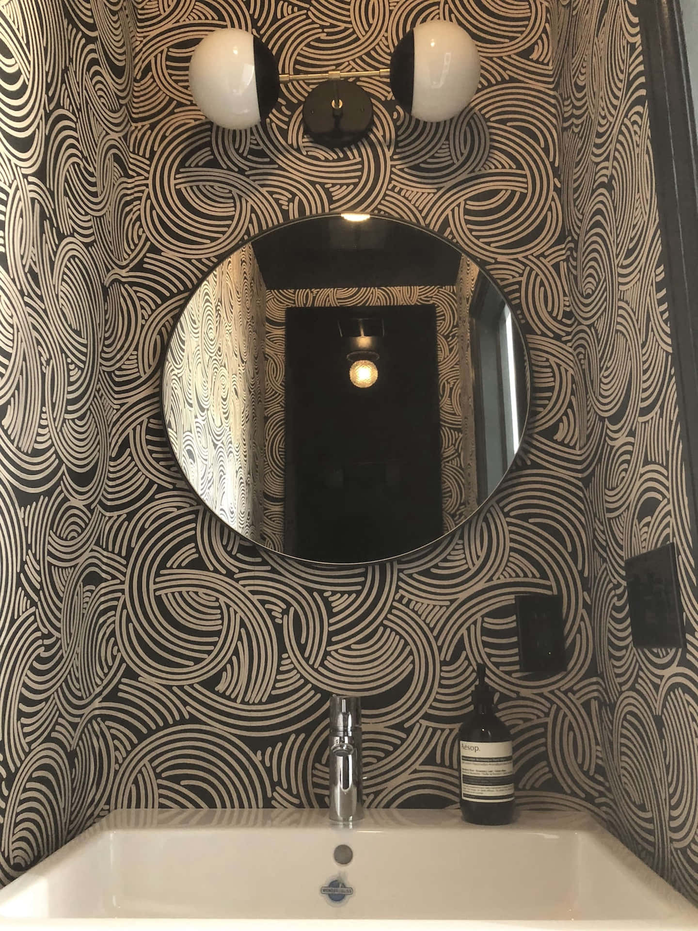 Diminutive Mirror Background