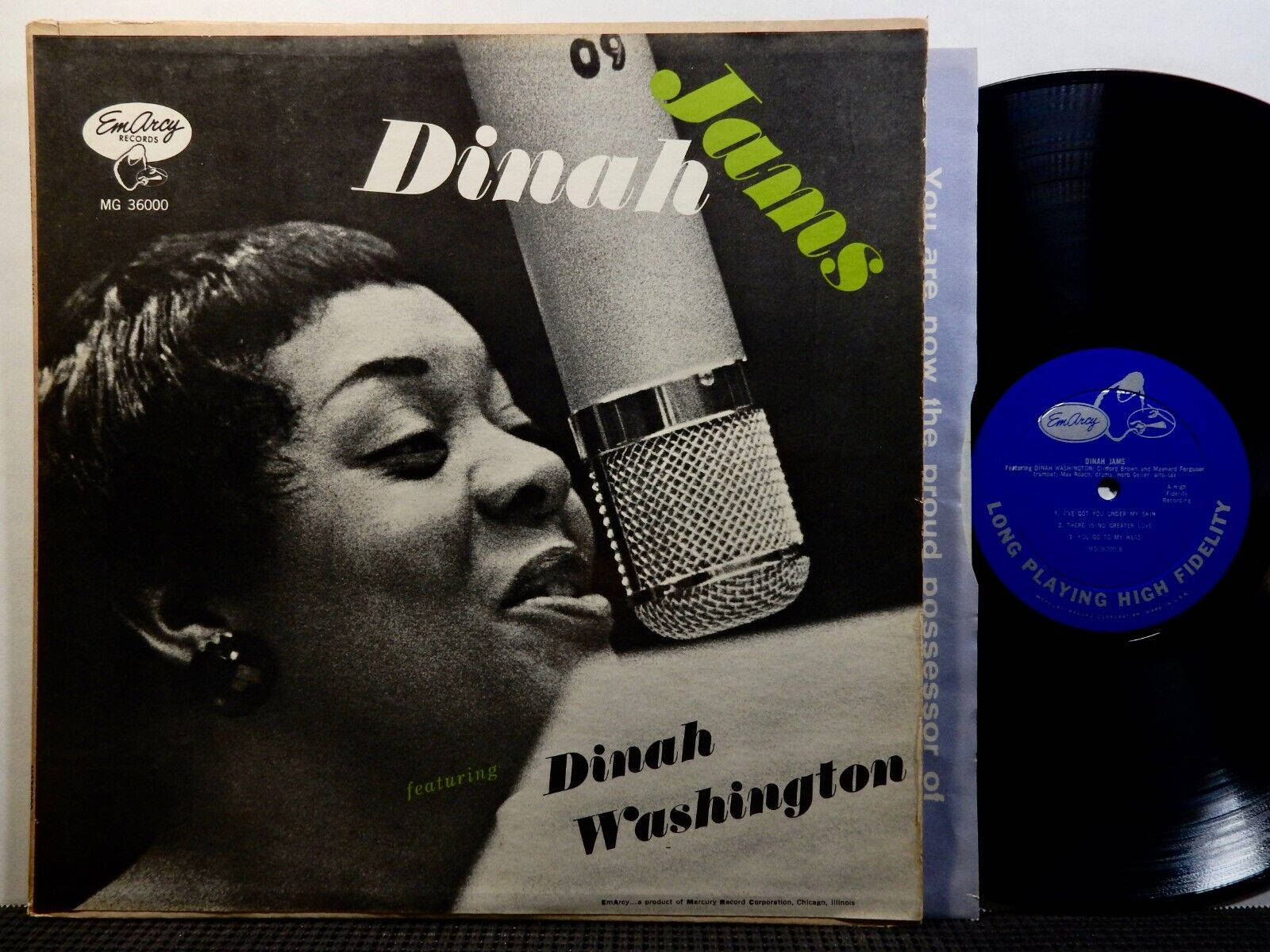 Dinah Washington Vinyl Album Cover