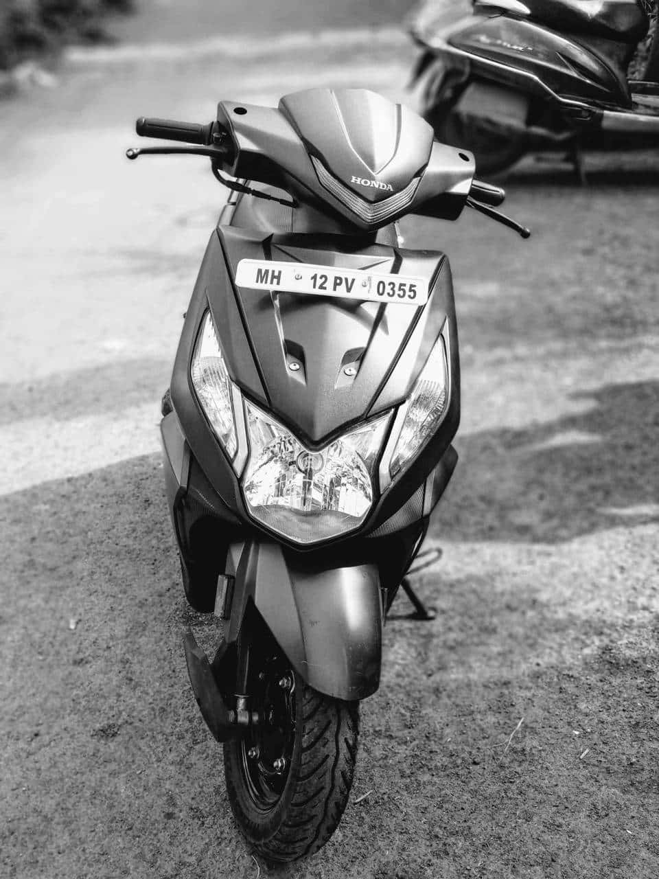 Dio Bike Grayscale Photography Background