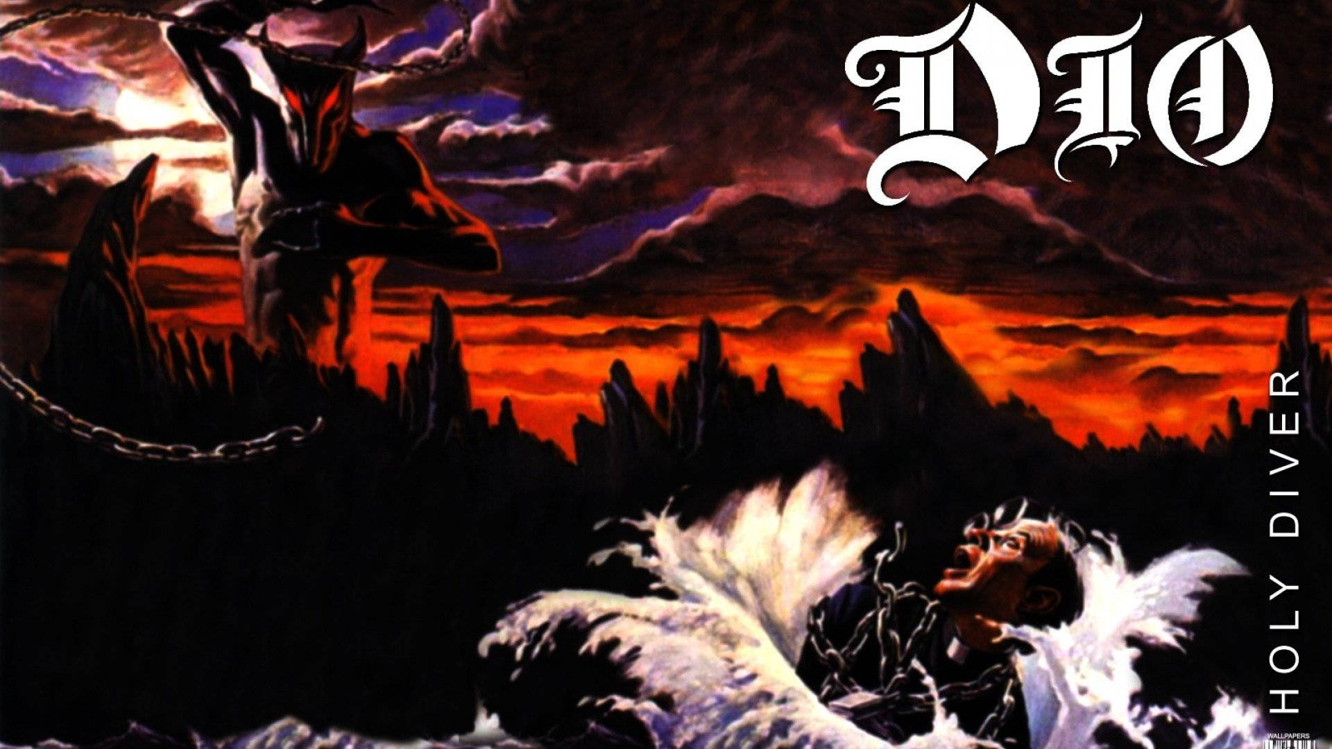 Dio Holy Diver Poster Background