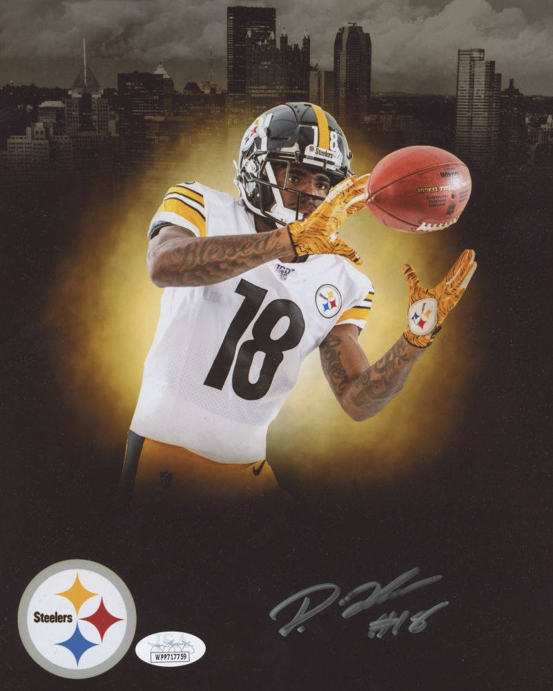 Diontae Johnson Nfl Steelers Signature Poster