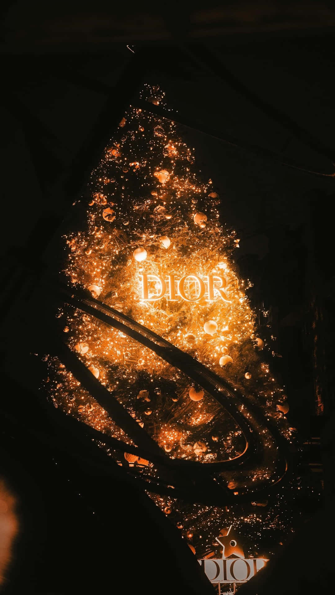 Dior Branded Illuminated Display Background