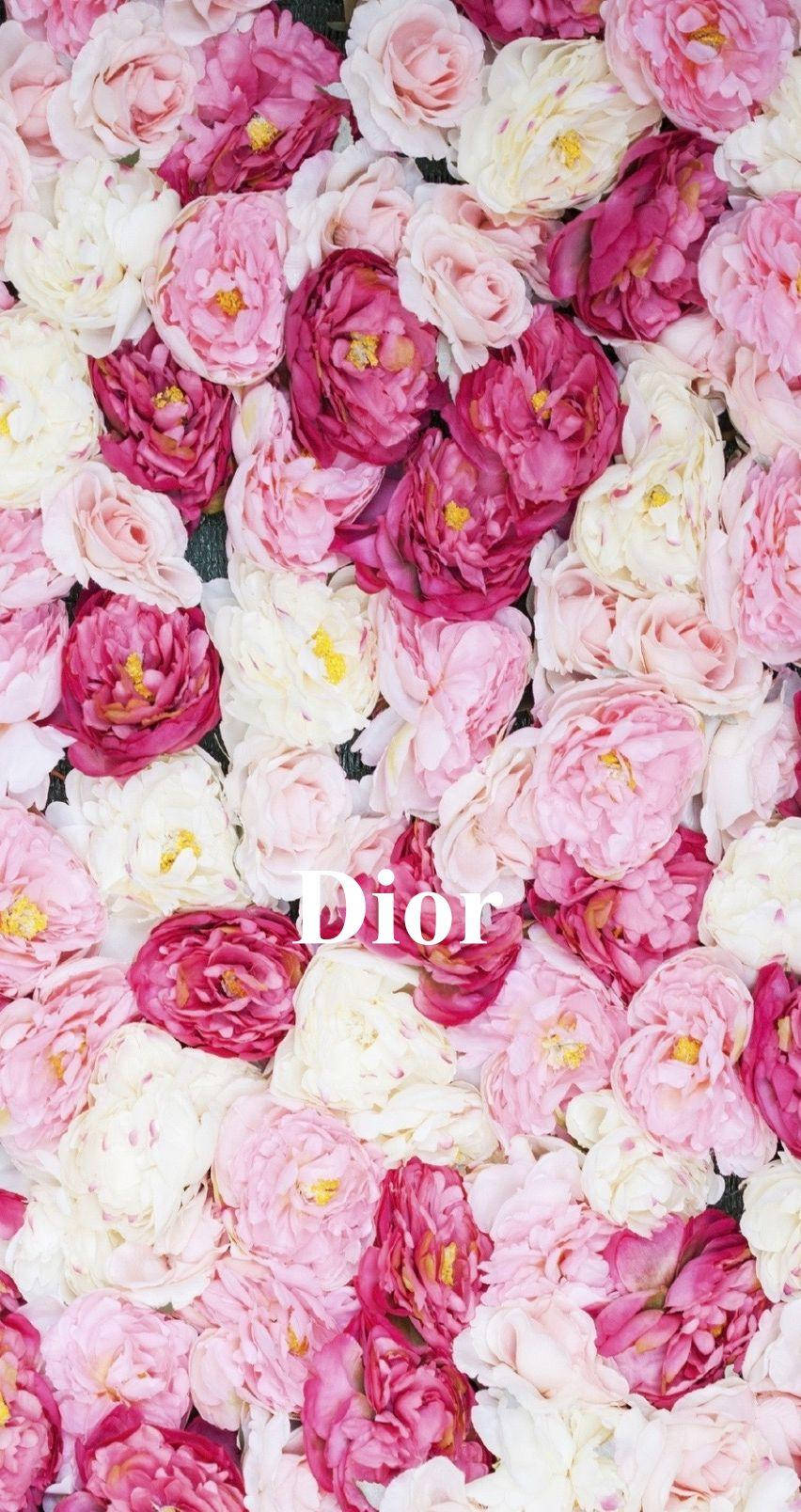 Dior Floral Wall Background
