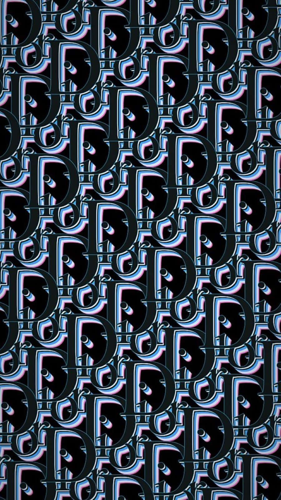 Dior Patterni Phone Wallpaper Background