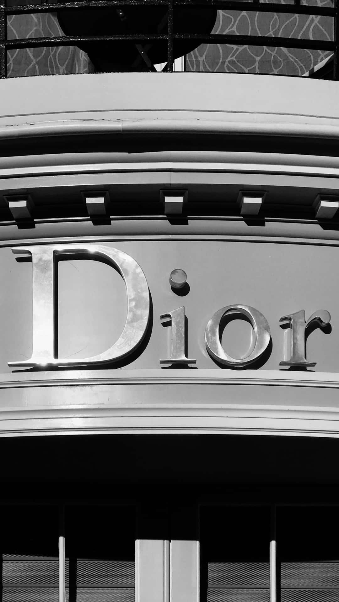 Dior Storefront Signage Background