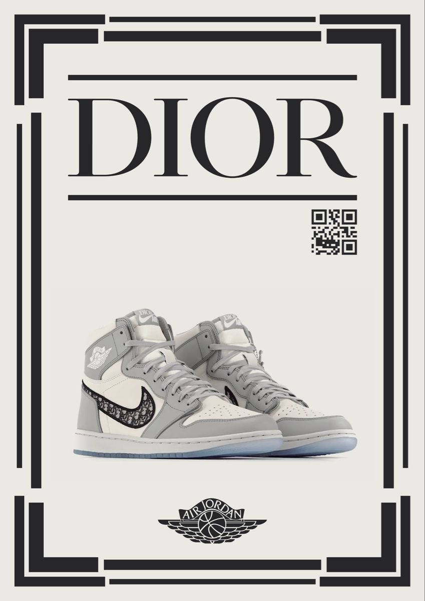 Dior X Nike Shoes