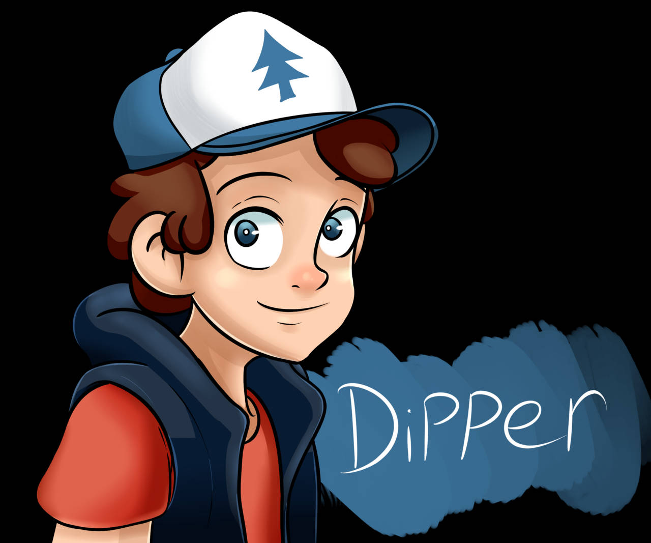 Dipper Pines Digital Art Background