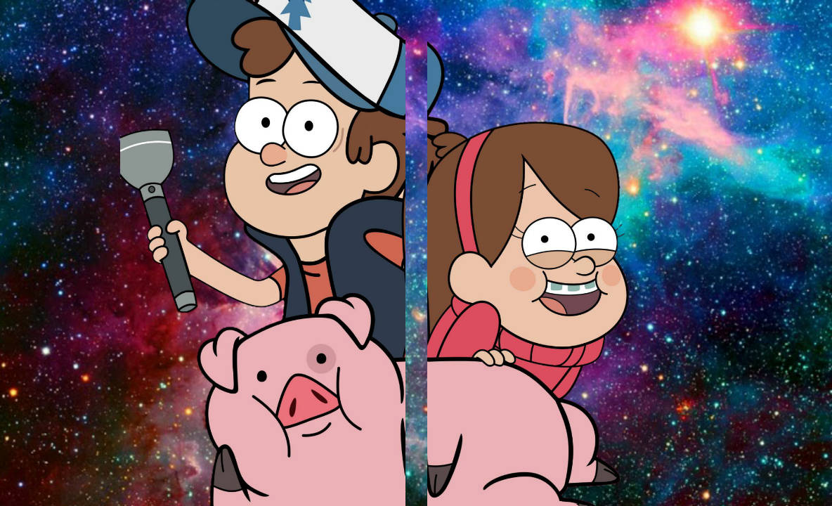 Dipper Pines Galaxy Background