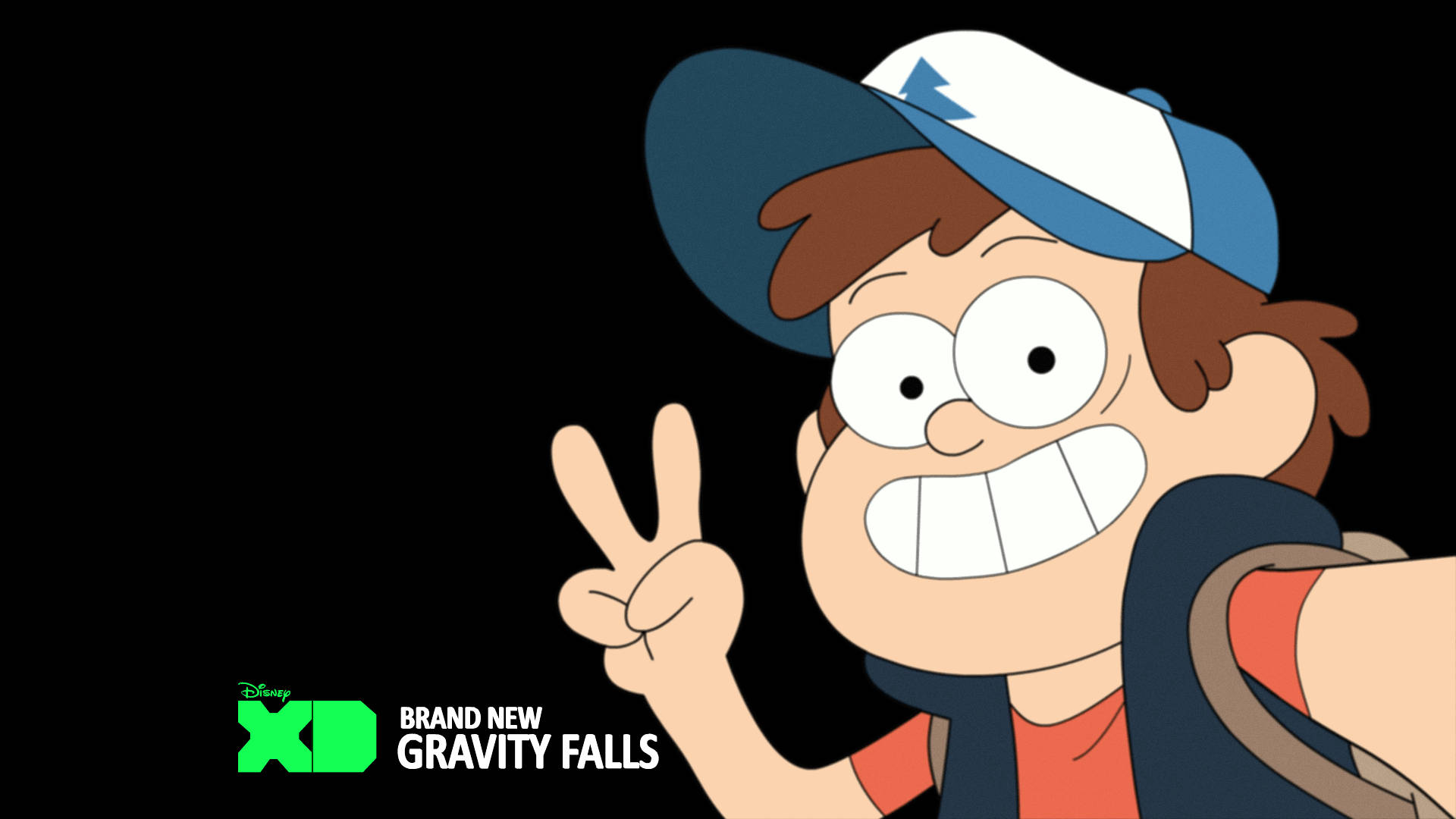 Dipper Pines Peace Sign Background
