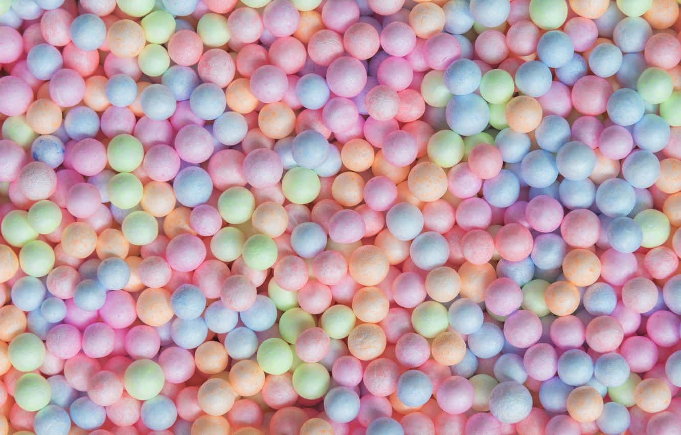 Dippin Dots Candy Aesthetic Background