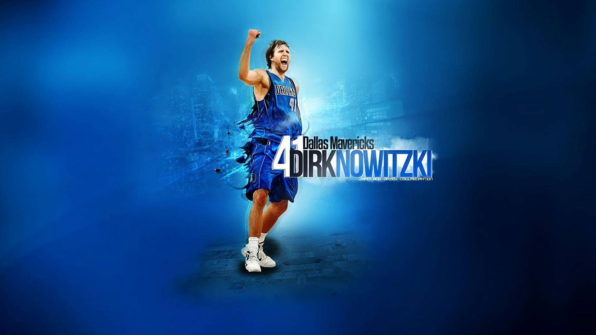 Dirk Nowitzki Player Number 41 Background