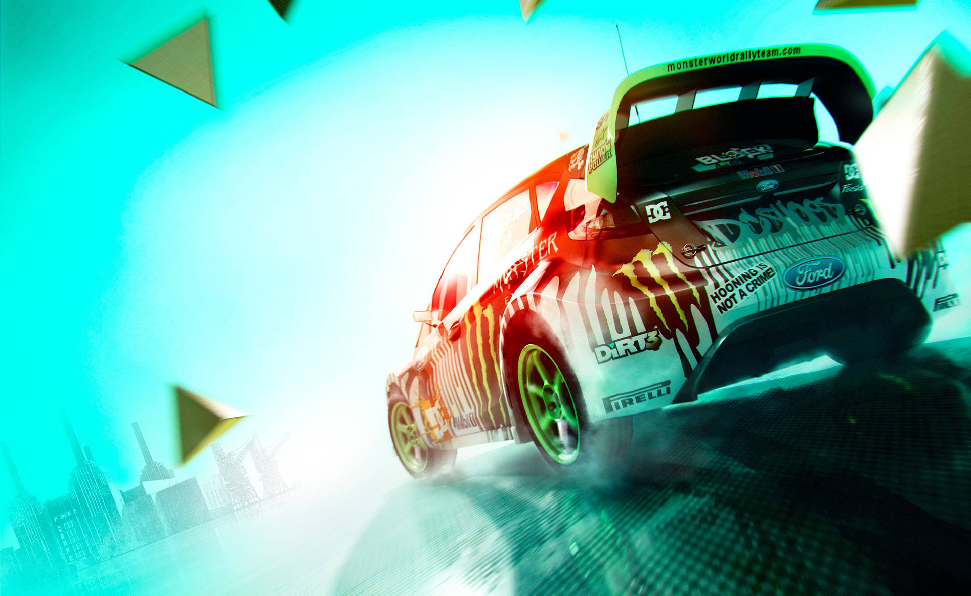 Dirt 3 Ford Fiesta Perfection In Action Background