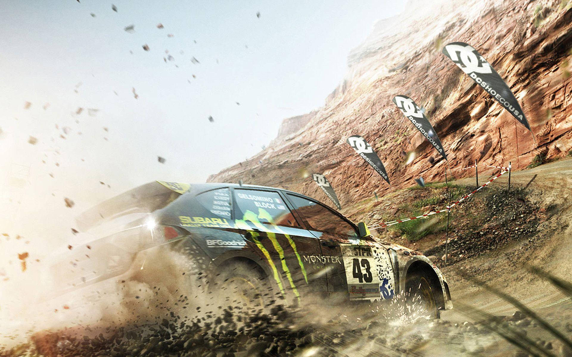 Dirt 3 Subaru Drifting Background