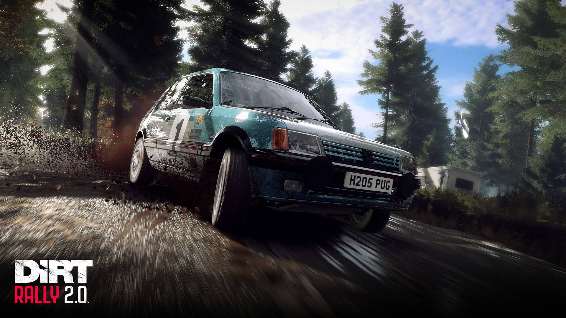 Dirt Rally Peugeot 205 Background