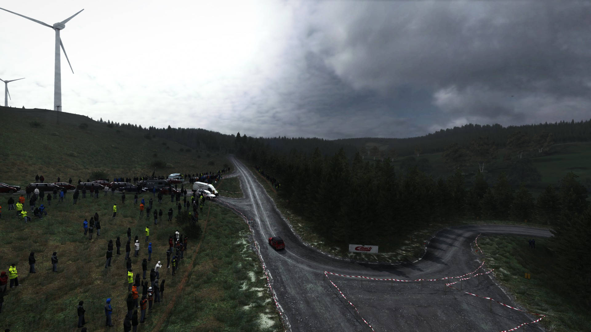 Dirt Rally Race Track Background