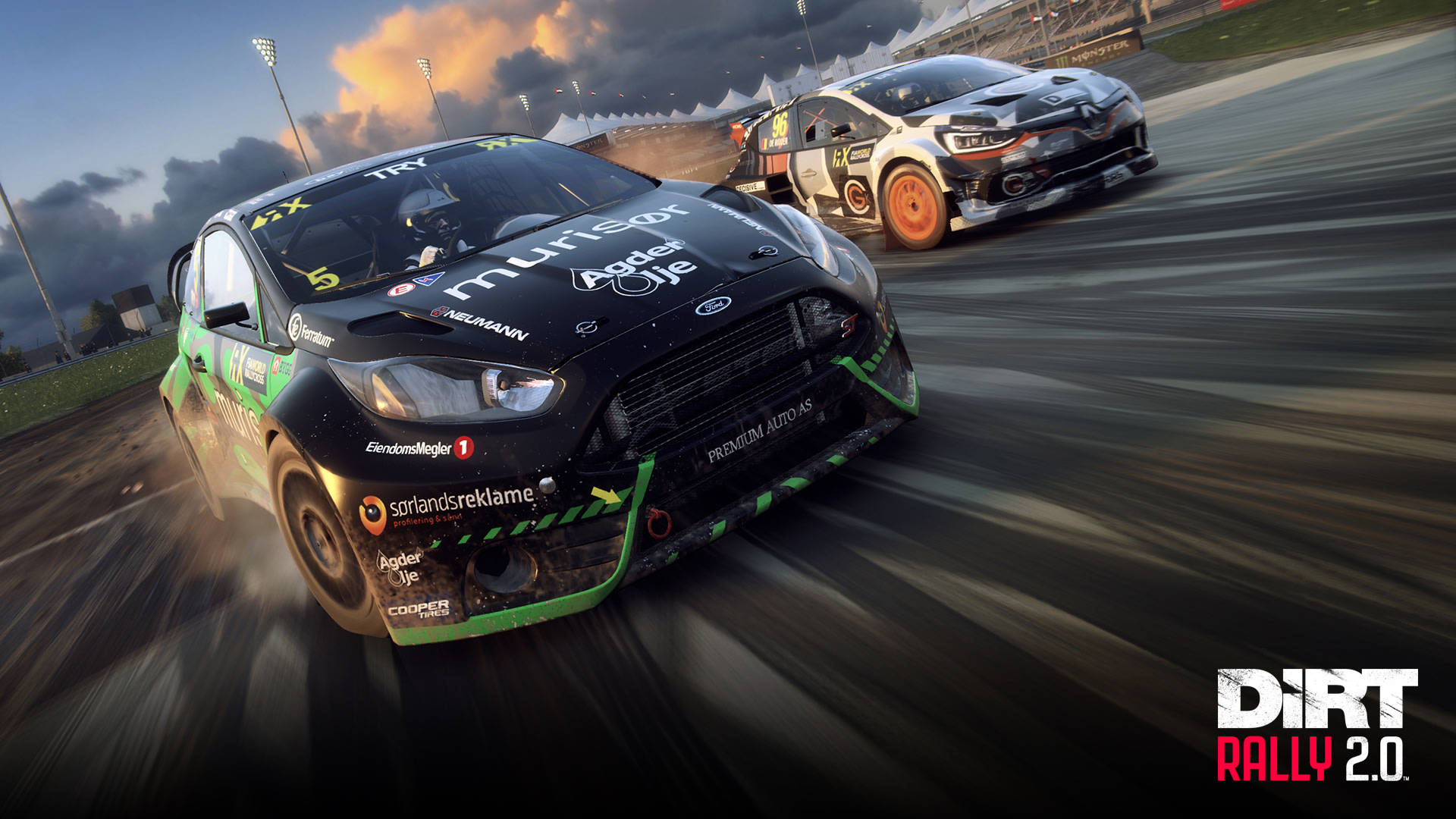 Dirt Rally Racing Cars Background