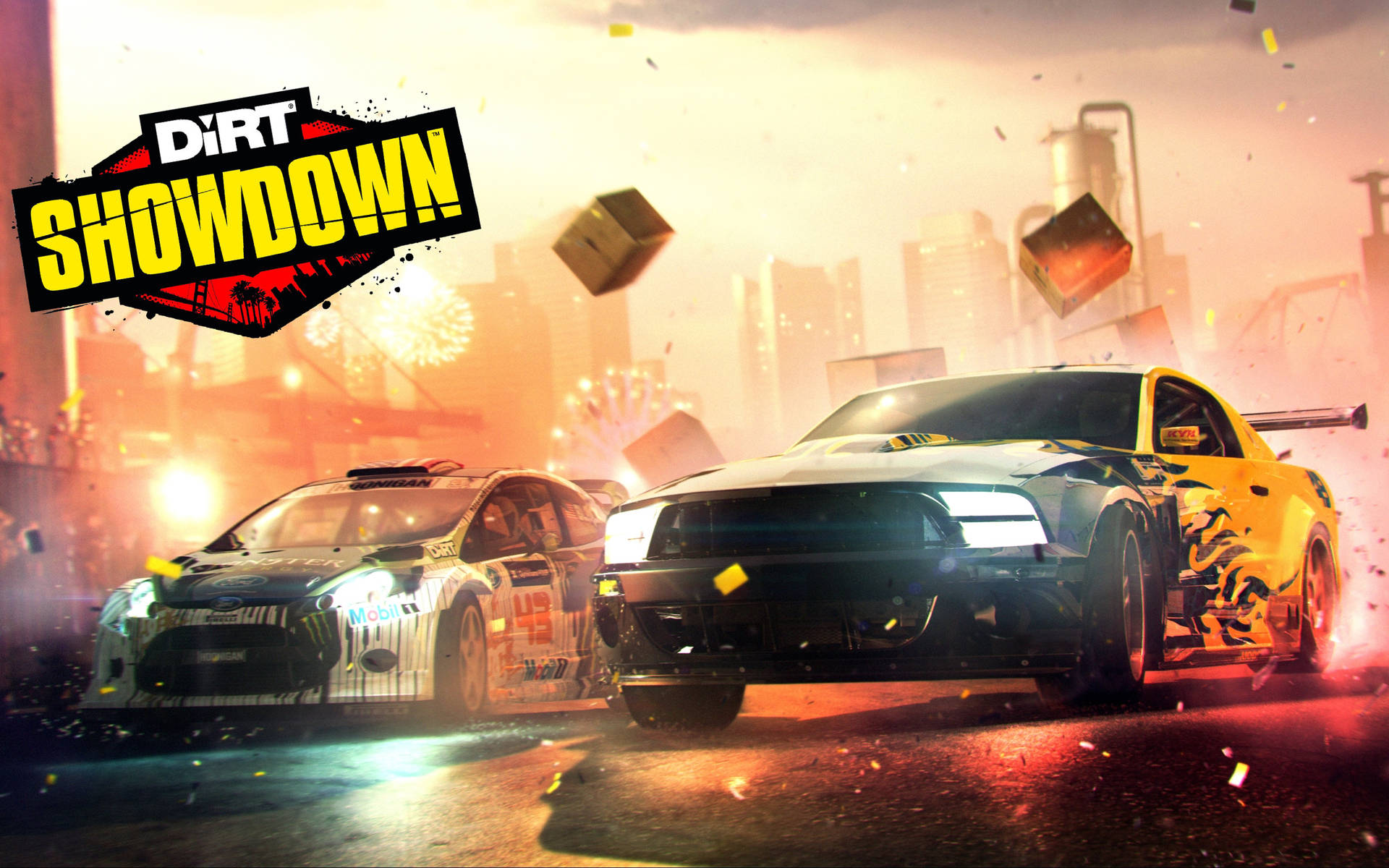 Dirt Showdown Game Poster Background