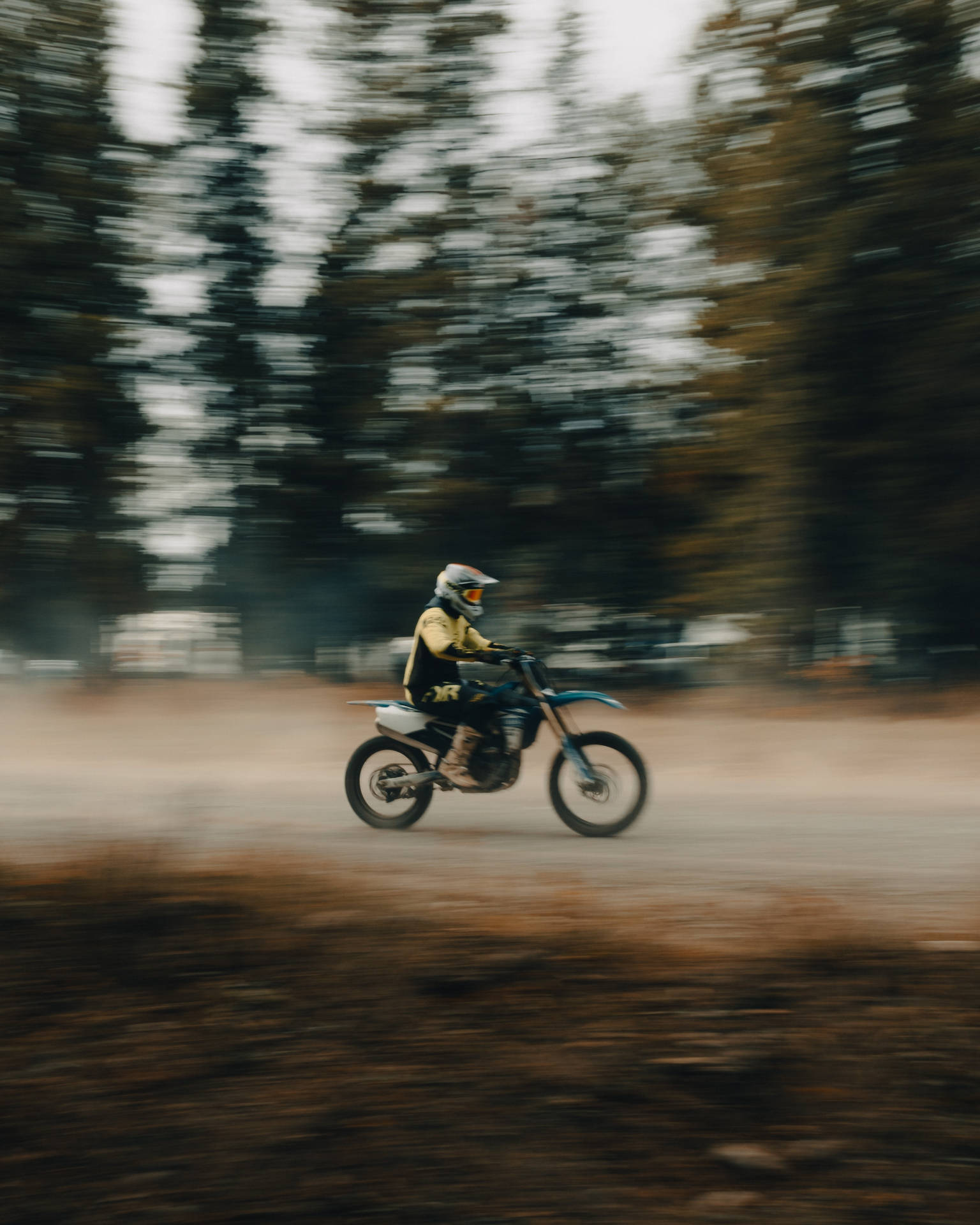 Dirtbike Blur Background