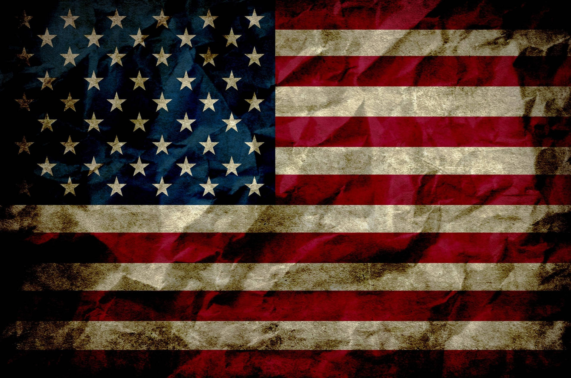 Dirty Military American Flag Background