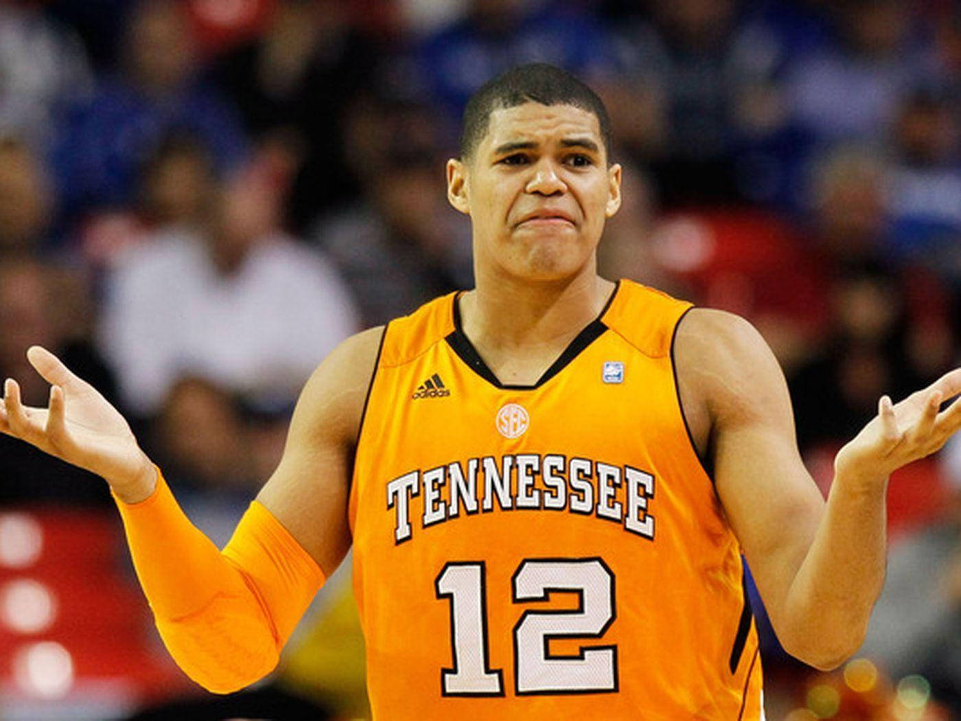 Disappointed Face Young Tobias Harris Tennesee Player Background