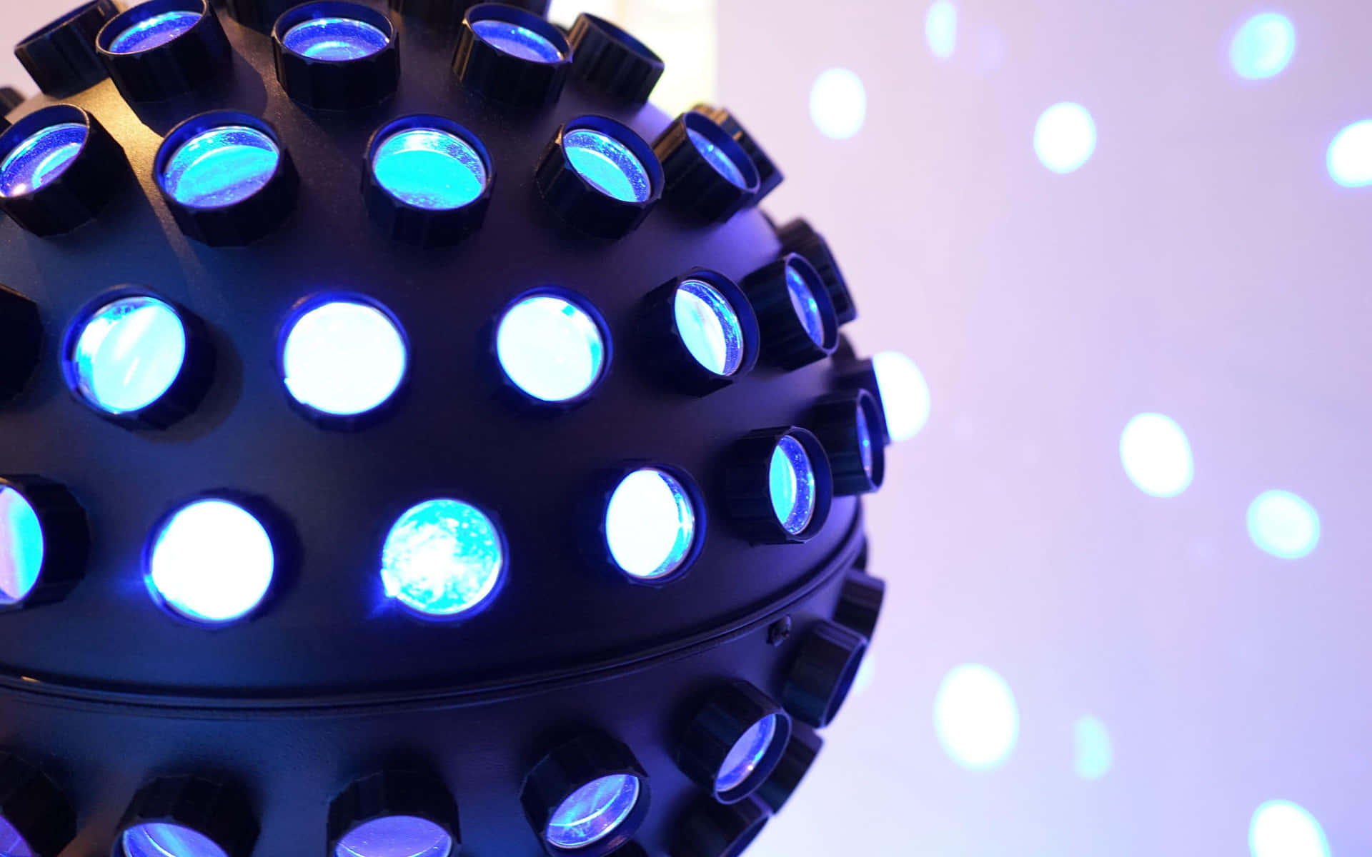 Disco Ball Lights Glowing Background