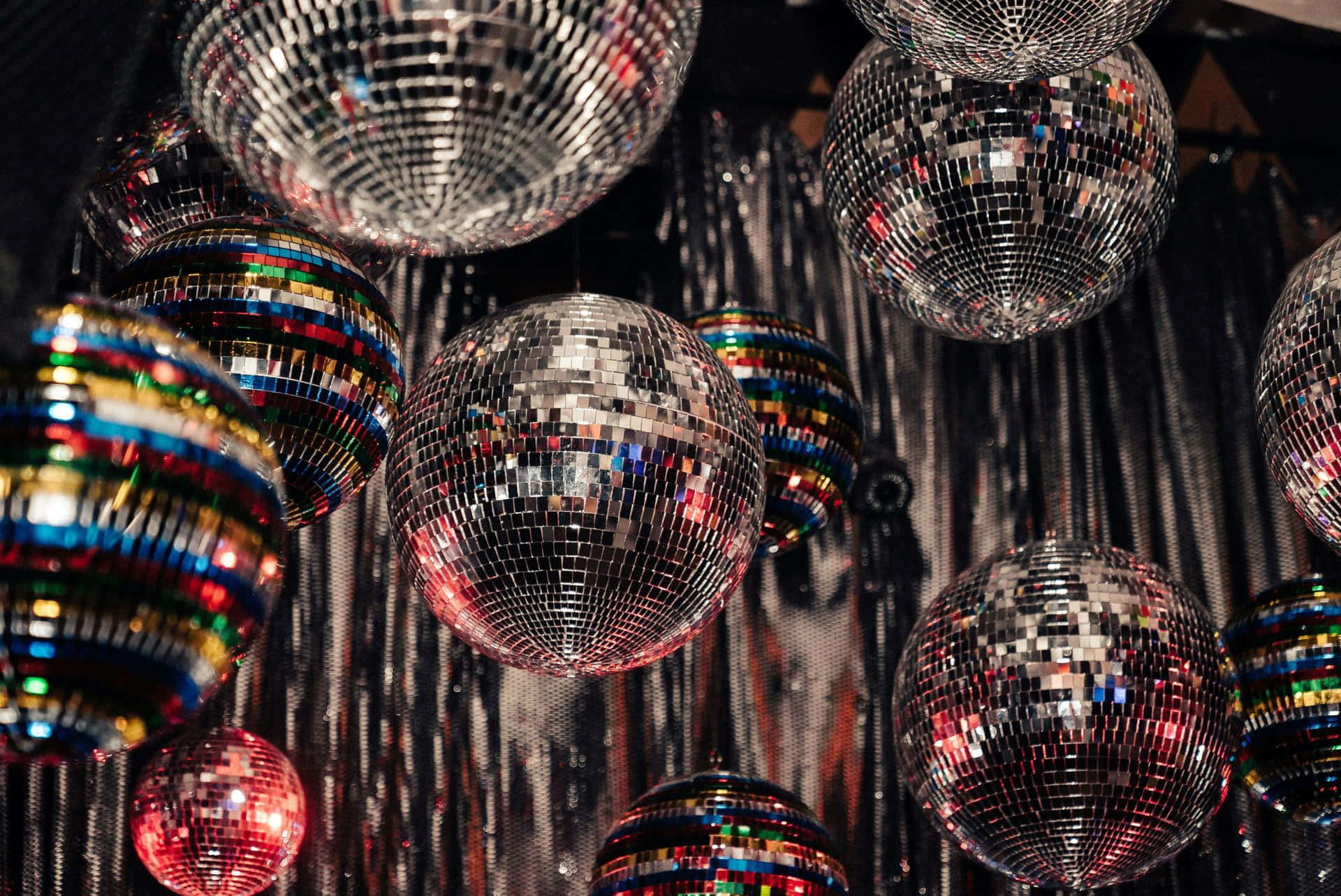 Disco Ball Spectacle Background