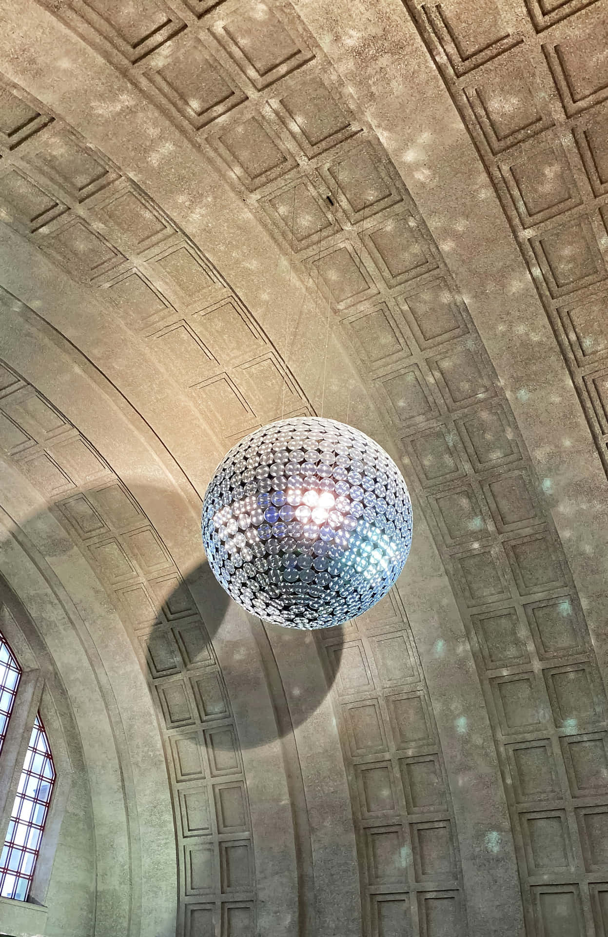 Disco Ball Suspended Ceiling Architecture Background