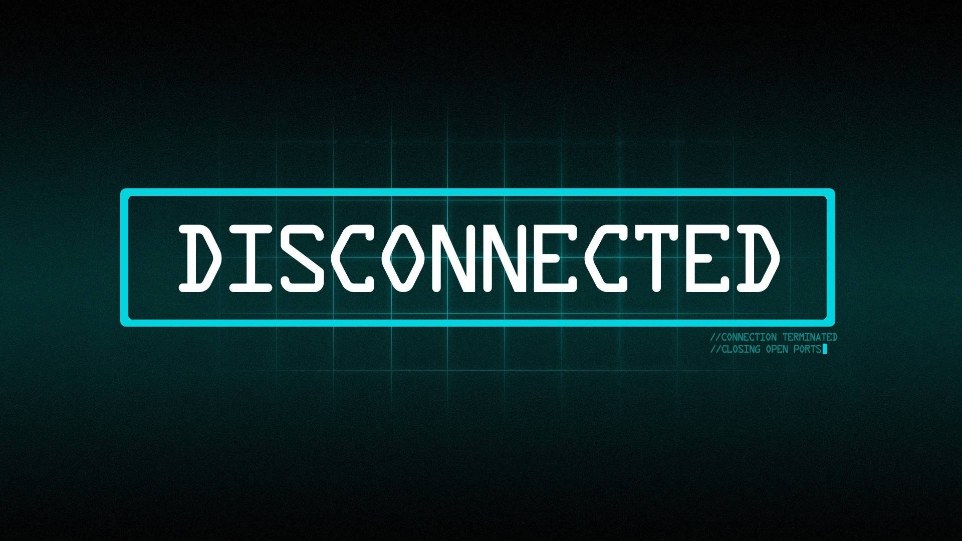 Disconnected Hd Computer Background