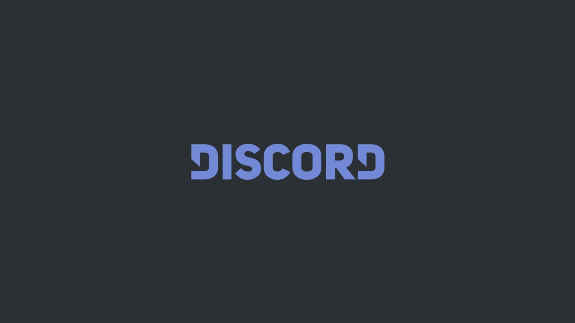 Discord Logo On A Dark Gradient Background