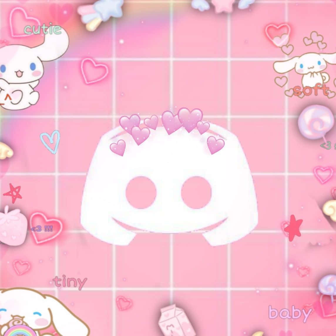 Discord Logo Pink Aesthetic