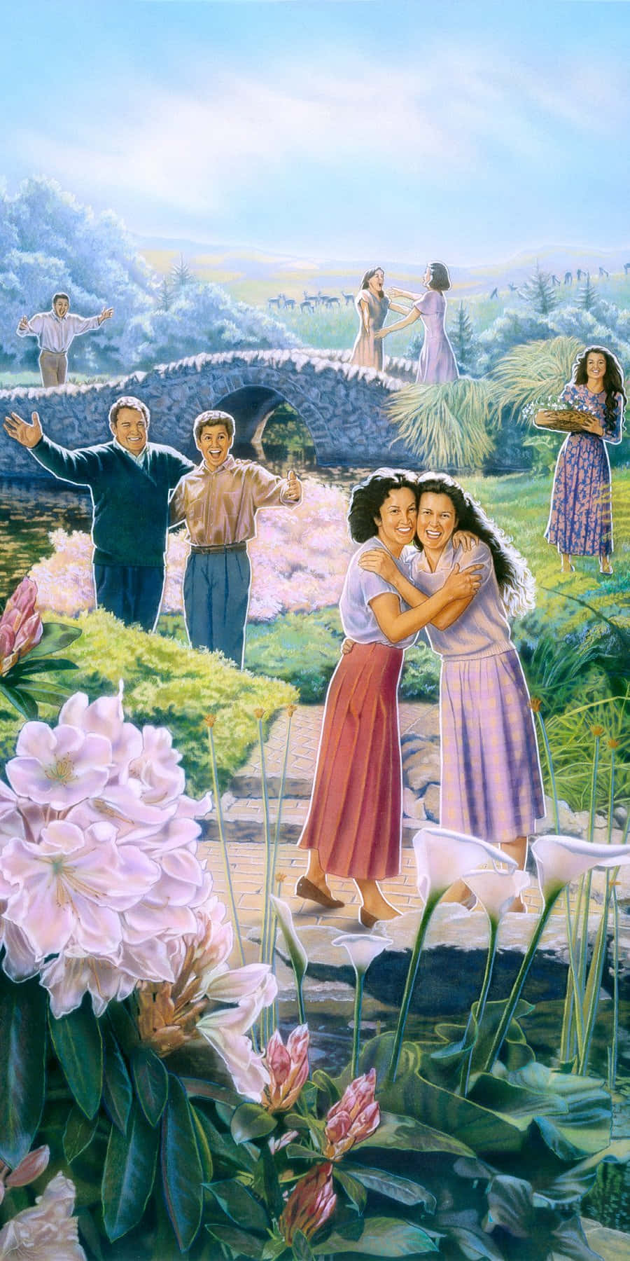 Discover A Peaceful Paradise In Jehovah's Care Background