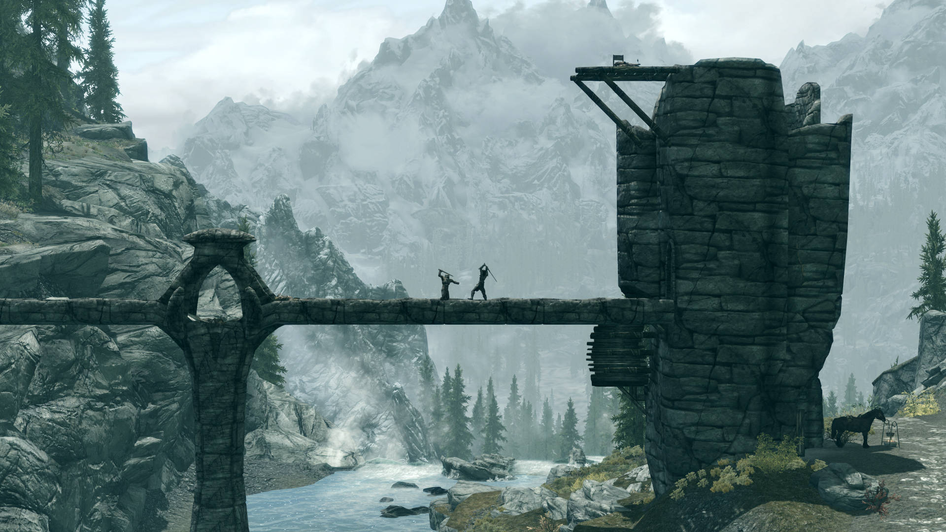 Discover Adventure In The Elder Scrolls V Skyrim Background