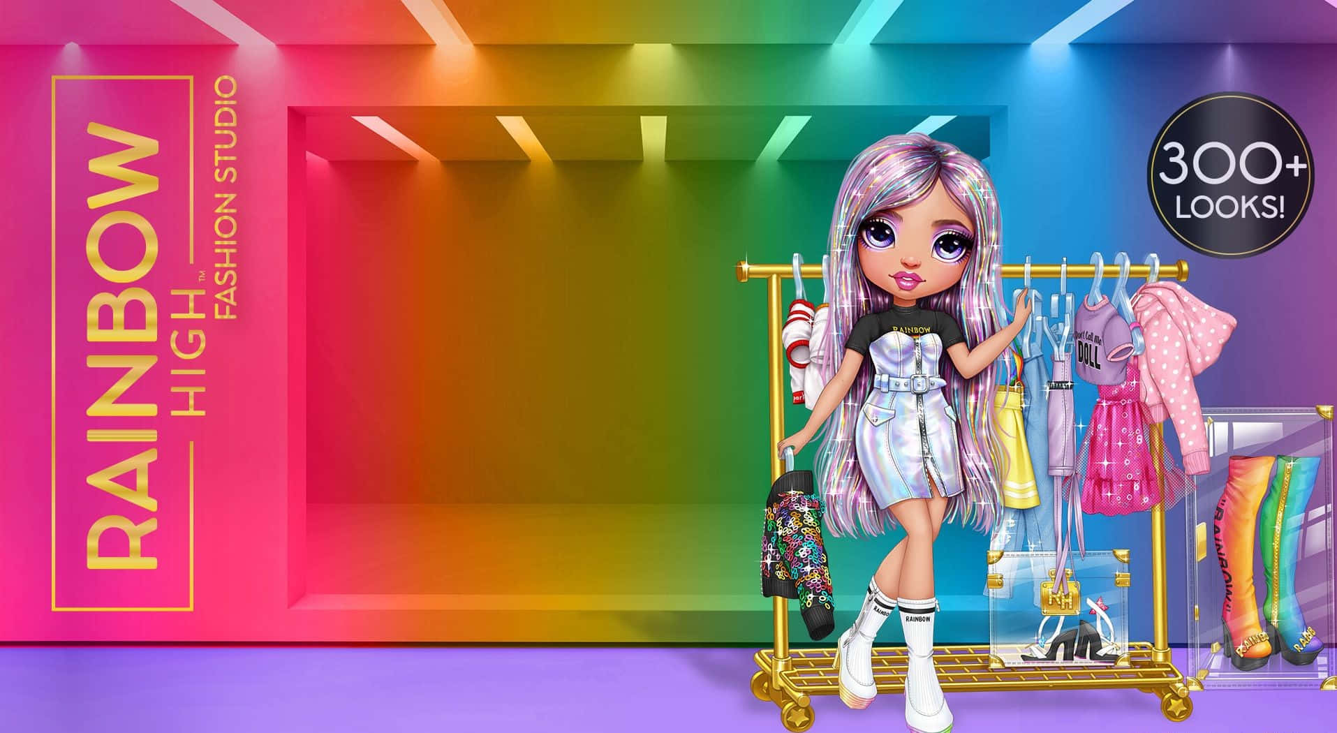 Discover An Endless World Of Creativity, Friendship And Fun With Rainbow High! Background