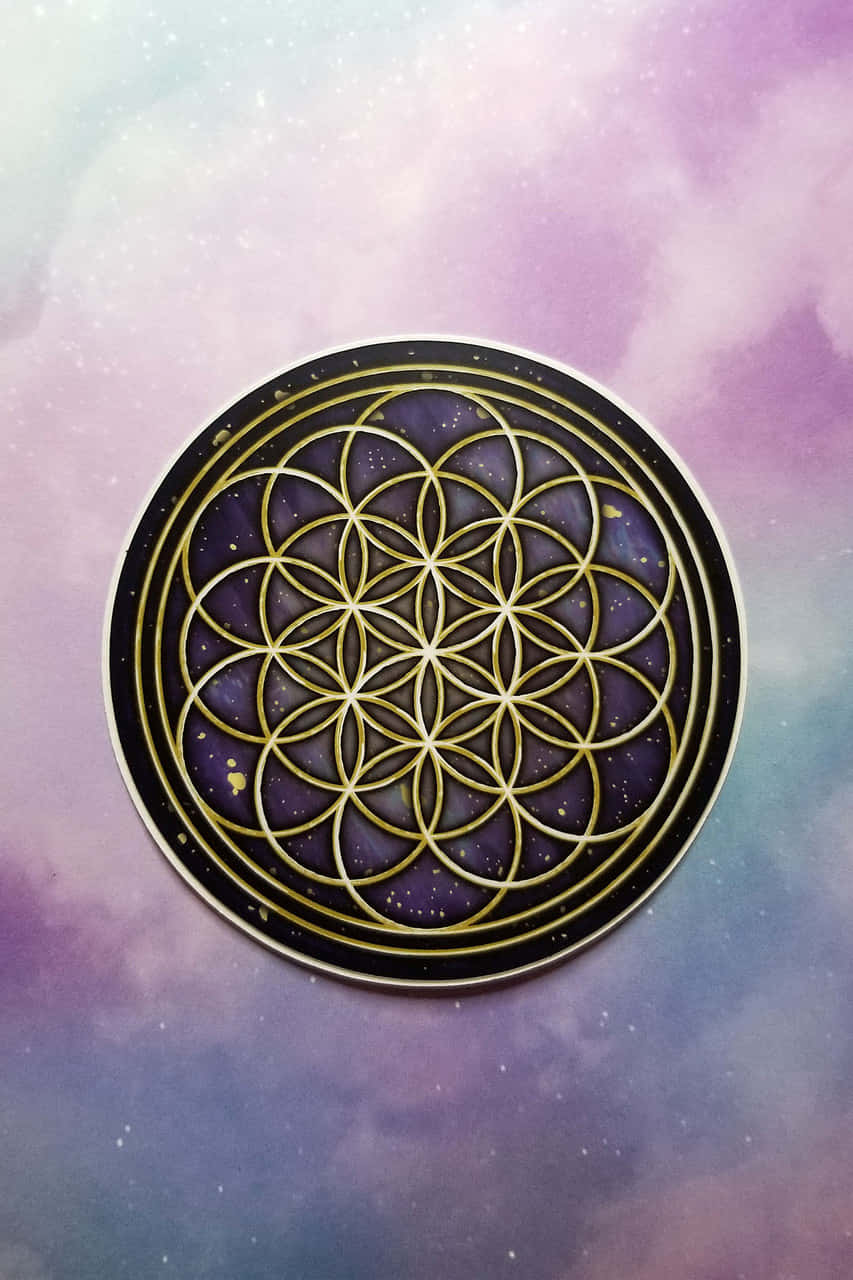 Discover Mysticism With The Flower Of Life Background