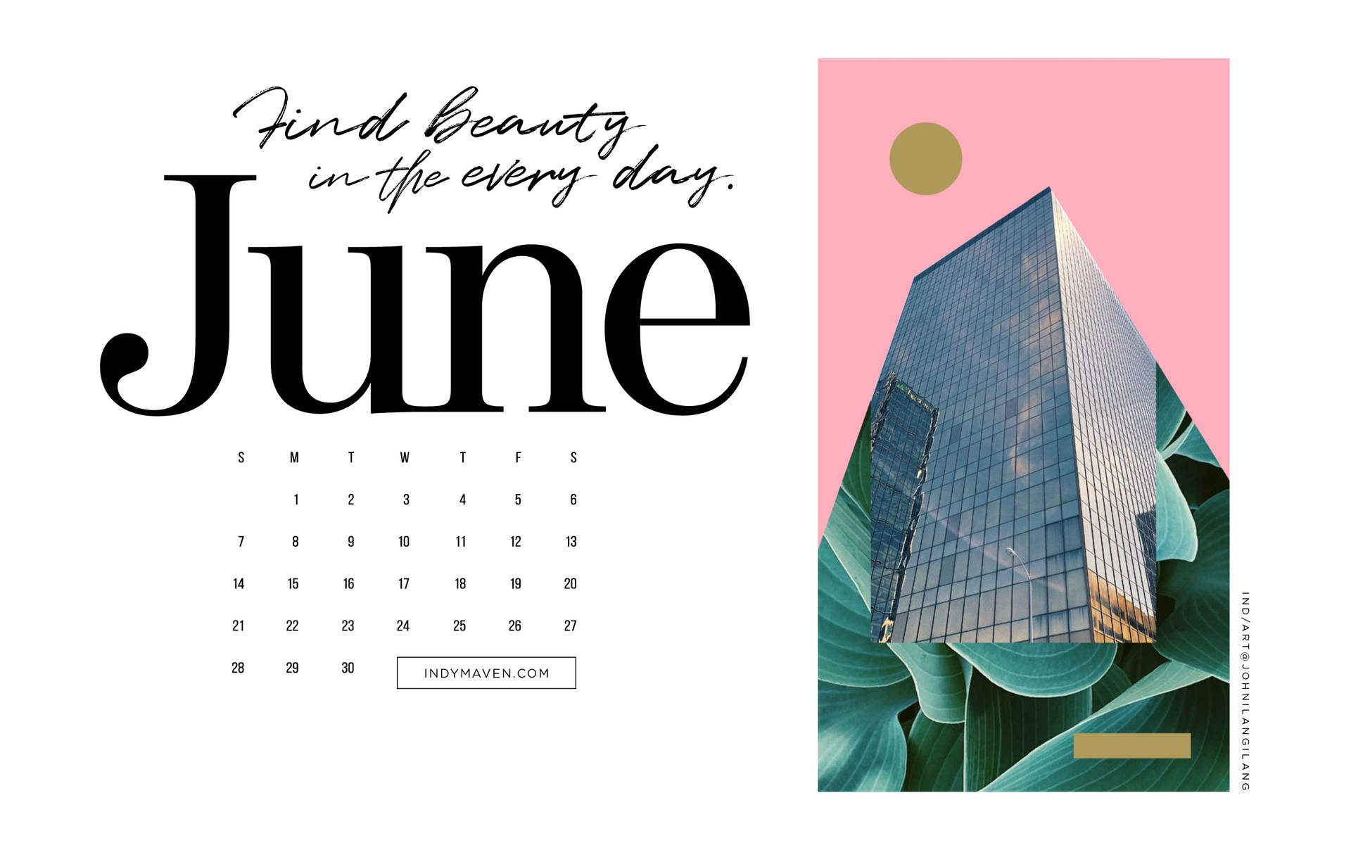 Discover The Beauty Of June Through This Glass Building Background