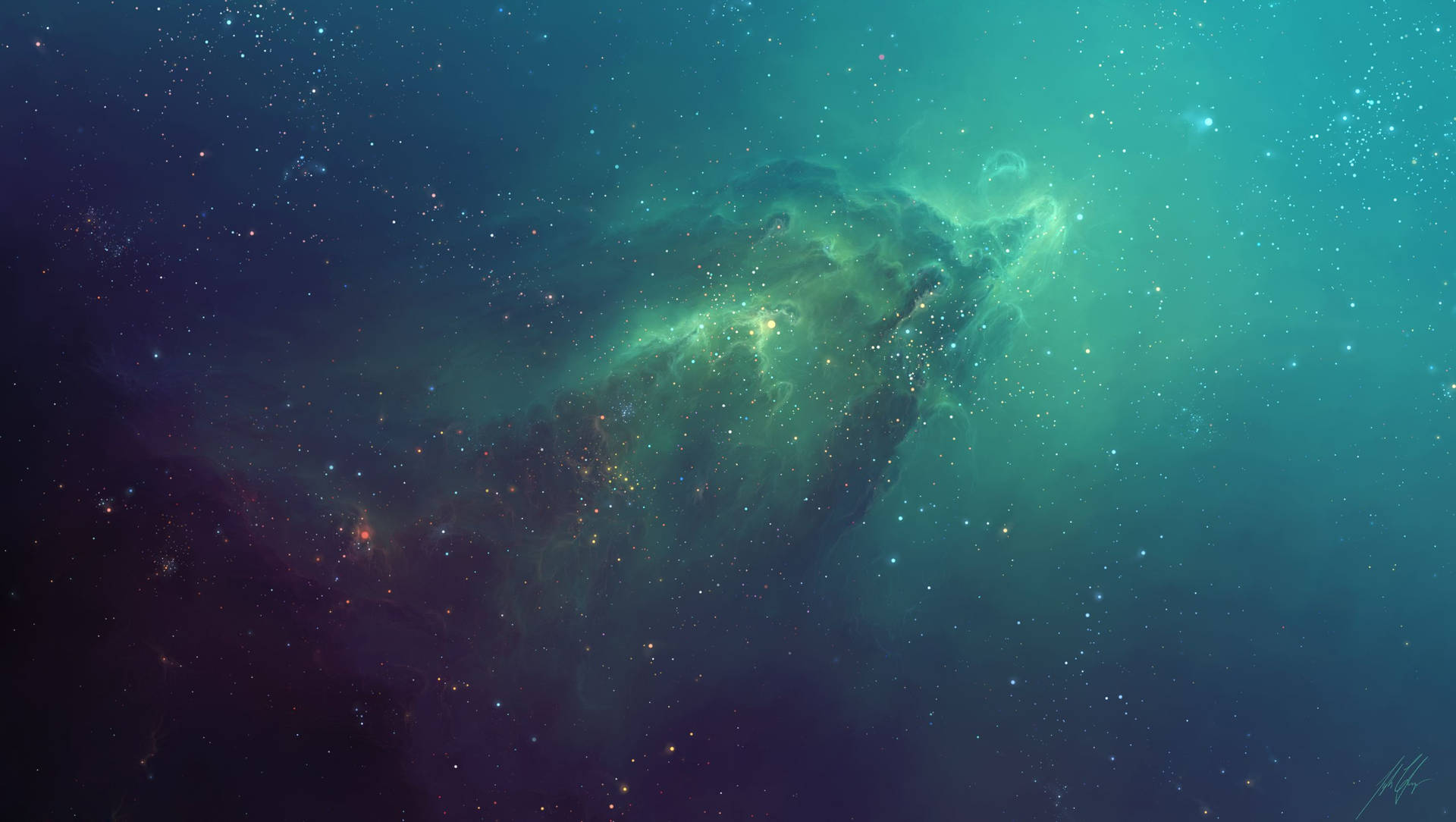 Discover The Cosmos Of The Blue Galaxy Background