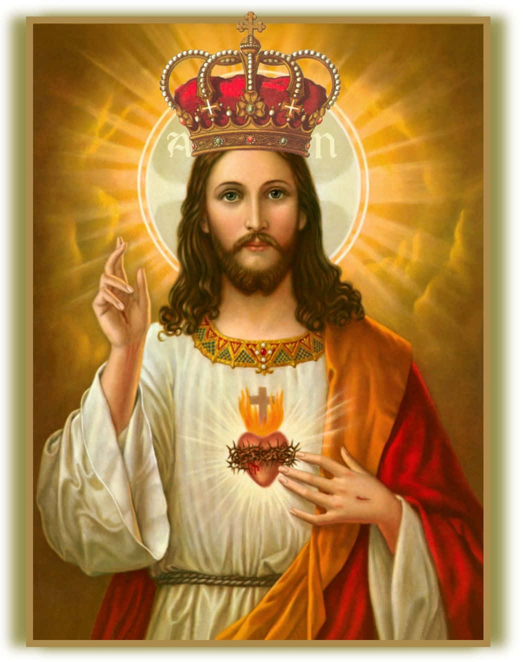 Discover The Divine Power Of Jesus Is King Background