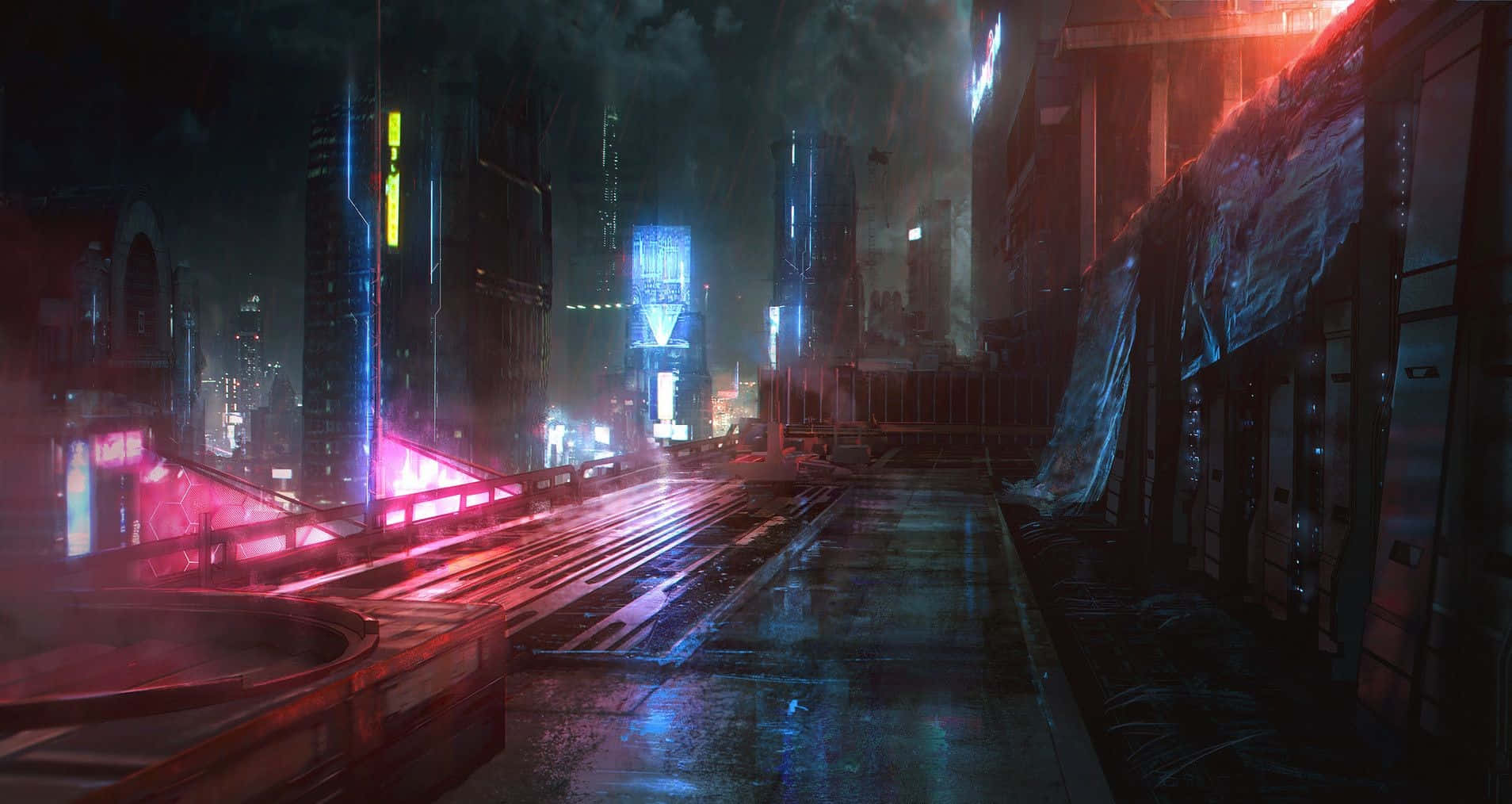 Discover The Futuristic Cityscape Of Tokyo Background