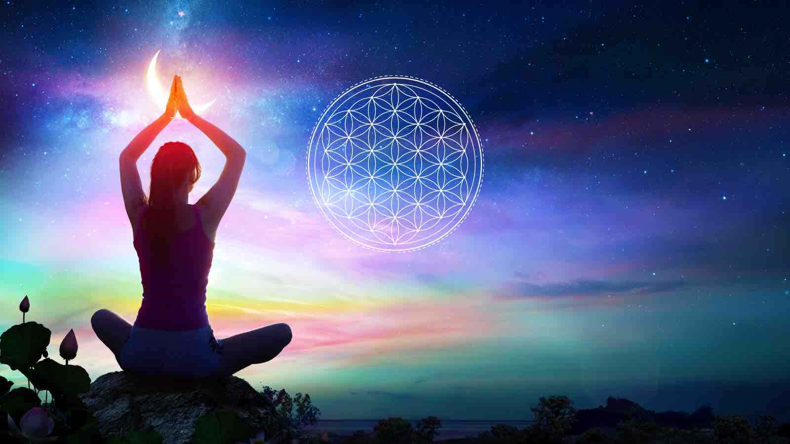 Discover The Harmony And Beauty Of The Flower Of Life Background