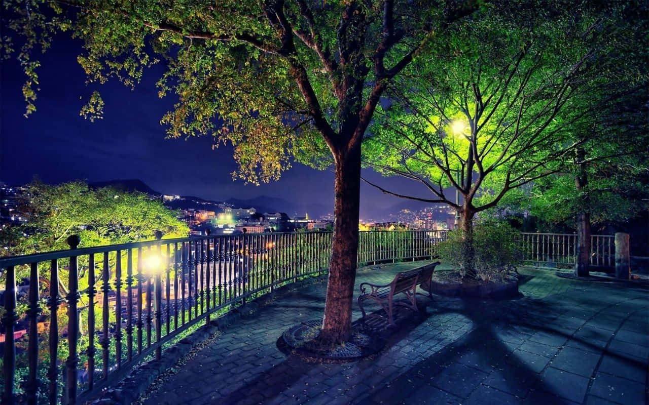 Discover The Magic Of Anime Park Background