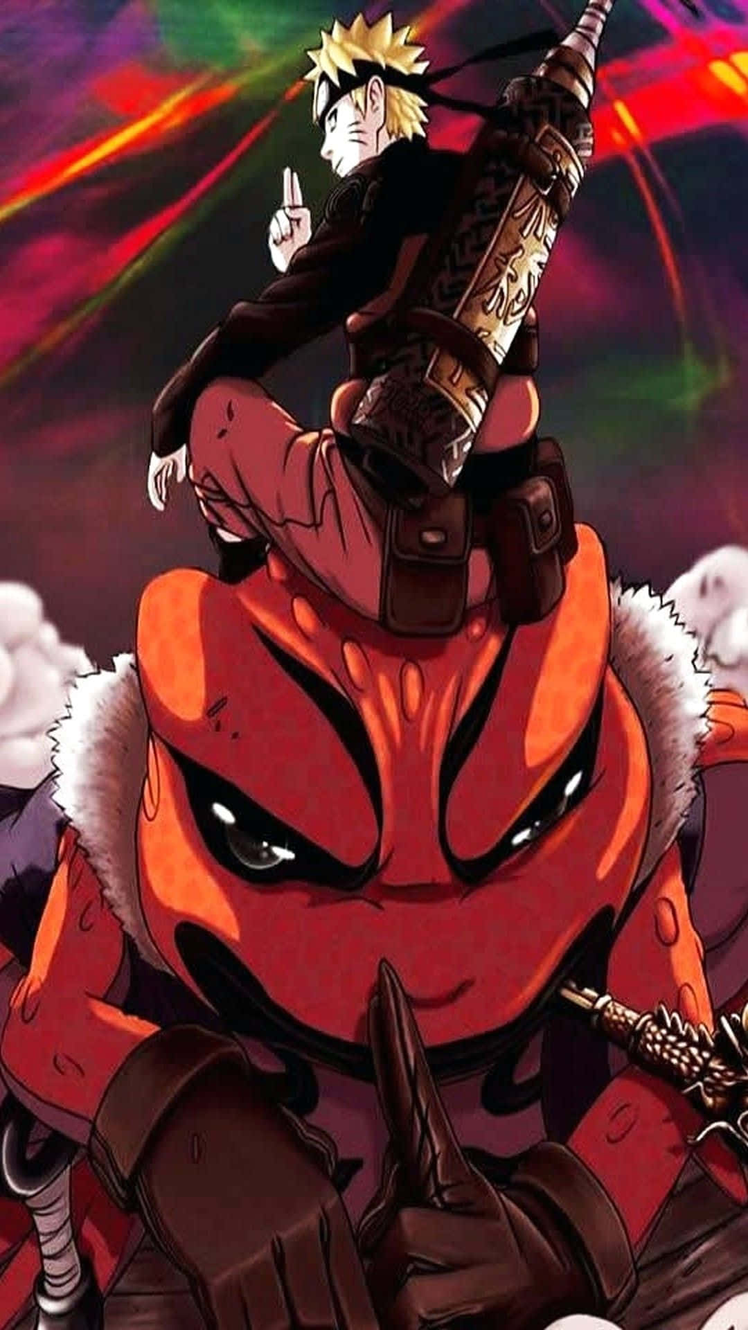 “discover The Naruto Shippuden Journey Now On Your Iphone” Background