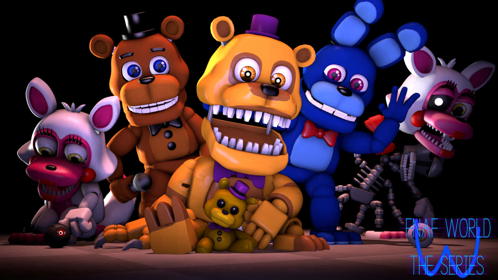 Discover The Terror Of Five Nights At Freddy’s Desktop And Become The Hero Of The Night! Background