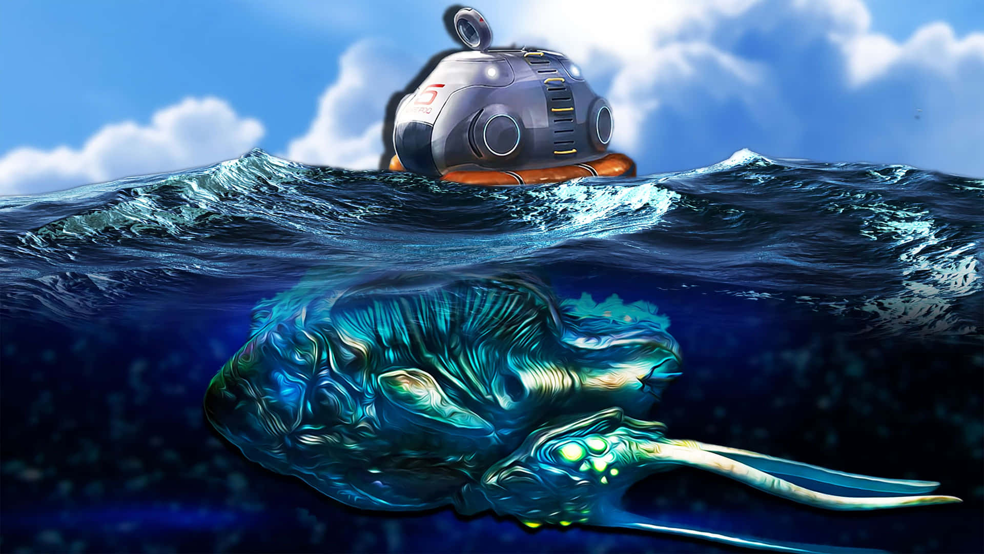 Discover The Underwater Depths Of Subnautica In 4k Background