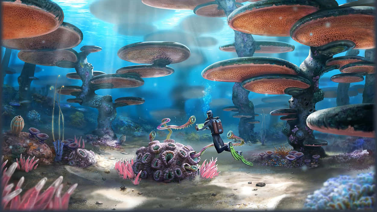 Discover The Vast Depths Of Subnautica 4k Background