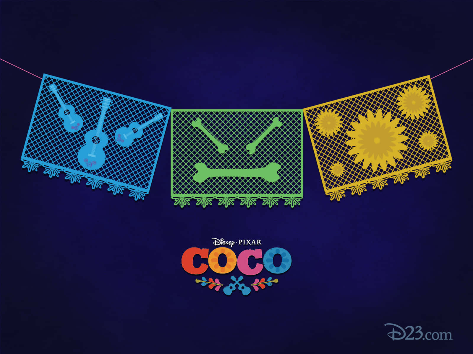 Discover The World Of Coco, A Magical Adventure From Disney-pixar Background